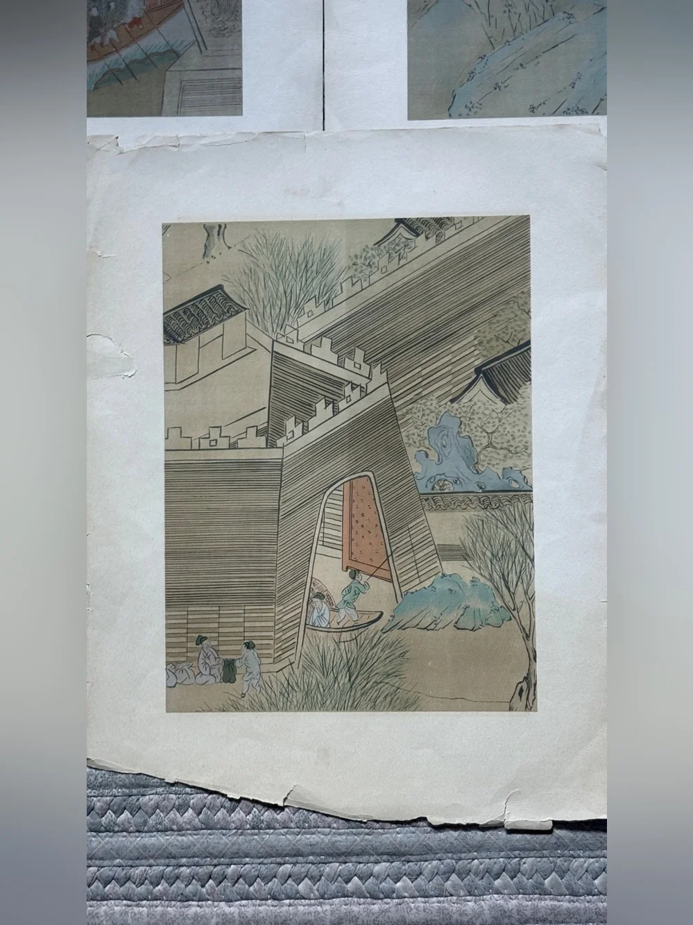 Vintage Met Museum Chinese Art Print Lot of 3 Chang Tse-tuan Ming Dynasty China